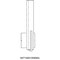 Progress Lighting Planck LED Collection One-Light LED Wall Sconce, Brushed Nickel Finish P710051-009-30 - alternate 3